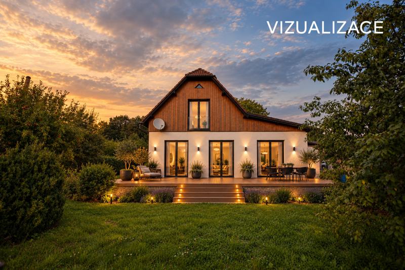 Vizualizace: jak by mohl dům vypadat po rekonstrukci